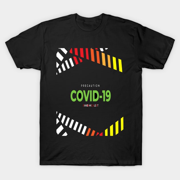 covid 19 pandamic alert . virus T-Shirt by Ham.x